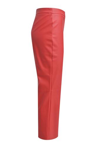 Vegan Leather Pants M - Cherry
