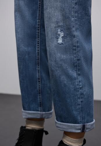 Destroyed Look Jeans 25/28 - Mid Blue Authentic Washed