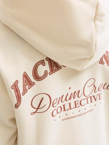 JJEBRANDES BACKP RELAXED SWEAT H SN JNR 164 Locker geschnitten - Antique White