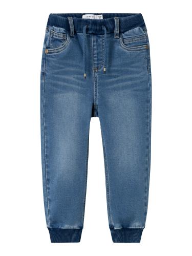 NMMBEN BAGGY R FLEECE JEANS 7330-AN O 92 Übergroß - Medium Blue Denim