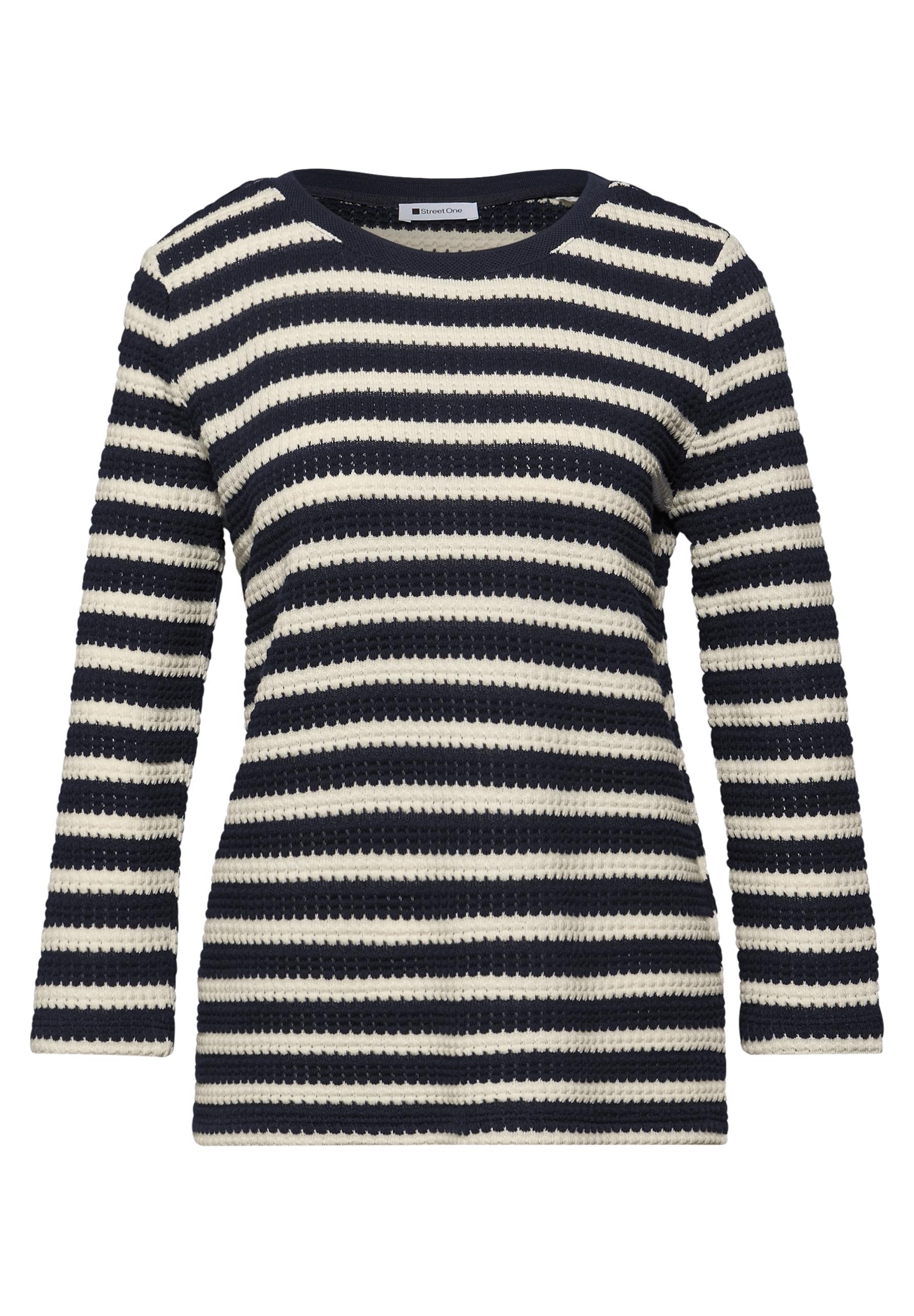 Gestreiftes Shirt 42 - Shadowed Navy