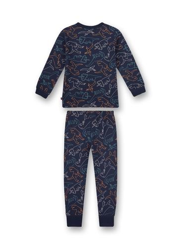 Schlafanzug lang 092 - Nordic Blue
