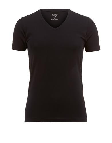 OLYMP Level Five Unterzieh-T-Shirt M body fit - Schwarz