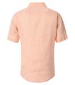 Leinenhemd M Casual Fit Short - Orange