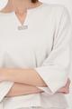 Sweatshirt mit Strasssteinen 46 - Oat Milk