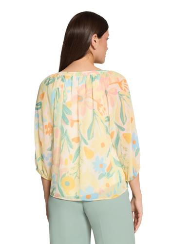 Schlupfbluse 40 Figurumspielend - Yellow/Green