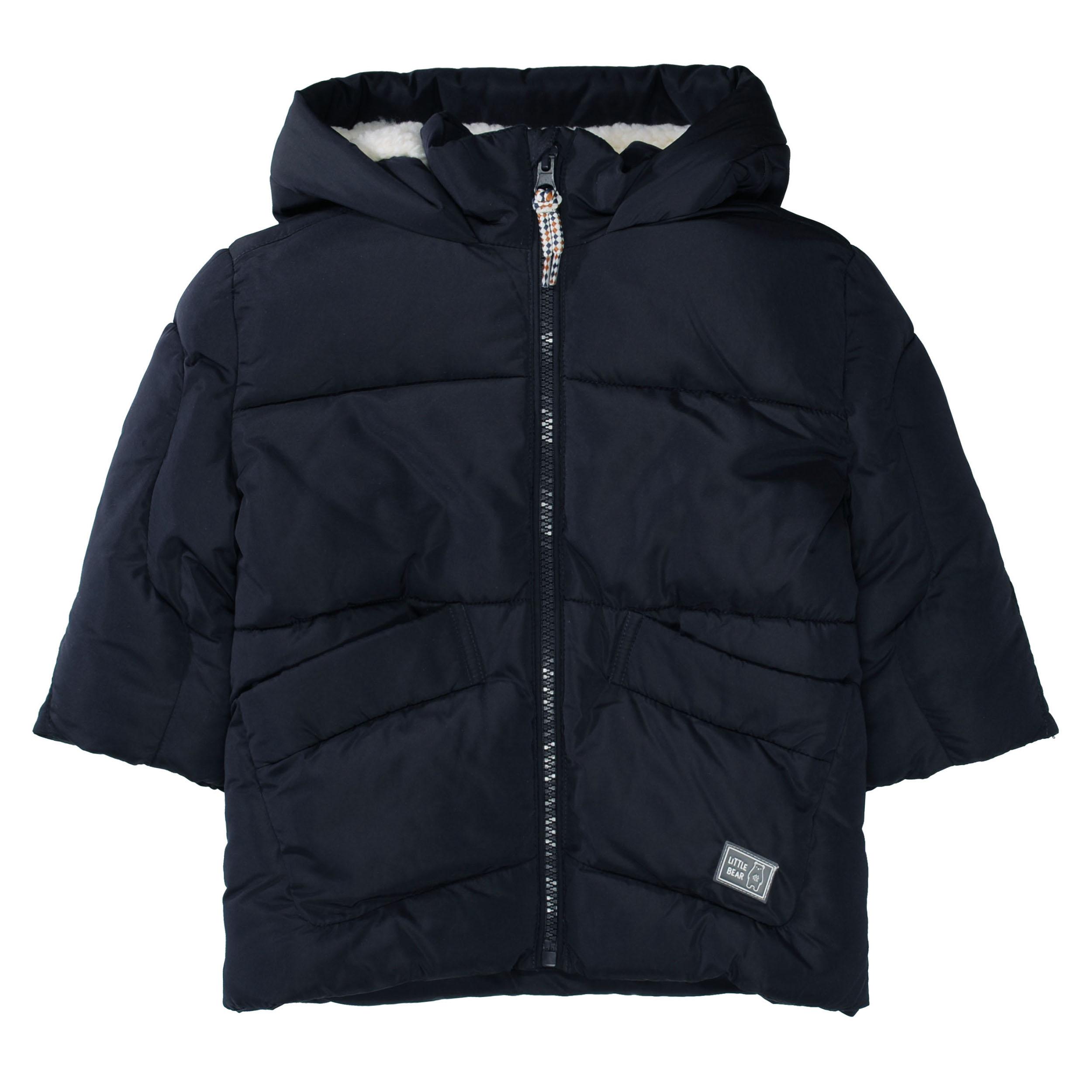 Jacke mit Wording auf der Kapuze 74 bequem - Deep Marine