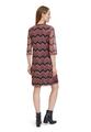 Basic-Kleid 40 A-Linie - Pink/schwarz
