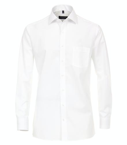 Popeline Hemd uni 006530 39 Modern Fit - Weiss