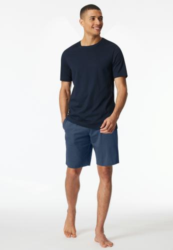 T-Shirt Rundhals 48 - Nachtblau