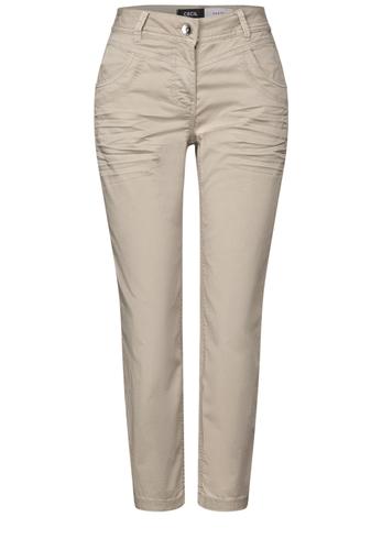 Hose im Casual Fit 34/7/8 Hosen - Jute Beige