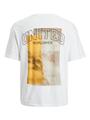 JORBRINK STUDIO BACK TEE SS CREWNECK JNR 152 Locker geschnitten - Bright White