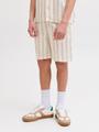 JPSTJAIDEN COBA STRIPE JOG SHORT M JNR 146 Jogger Fit - Antique White