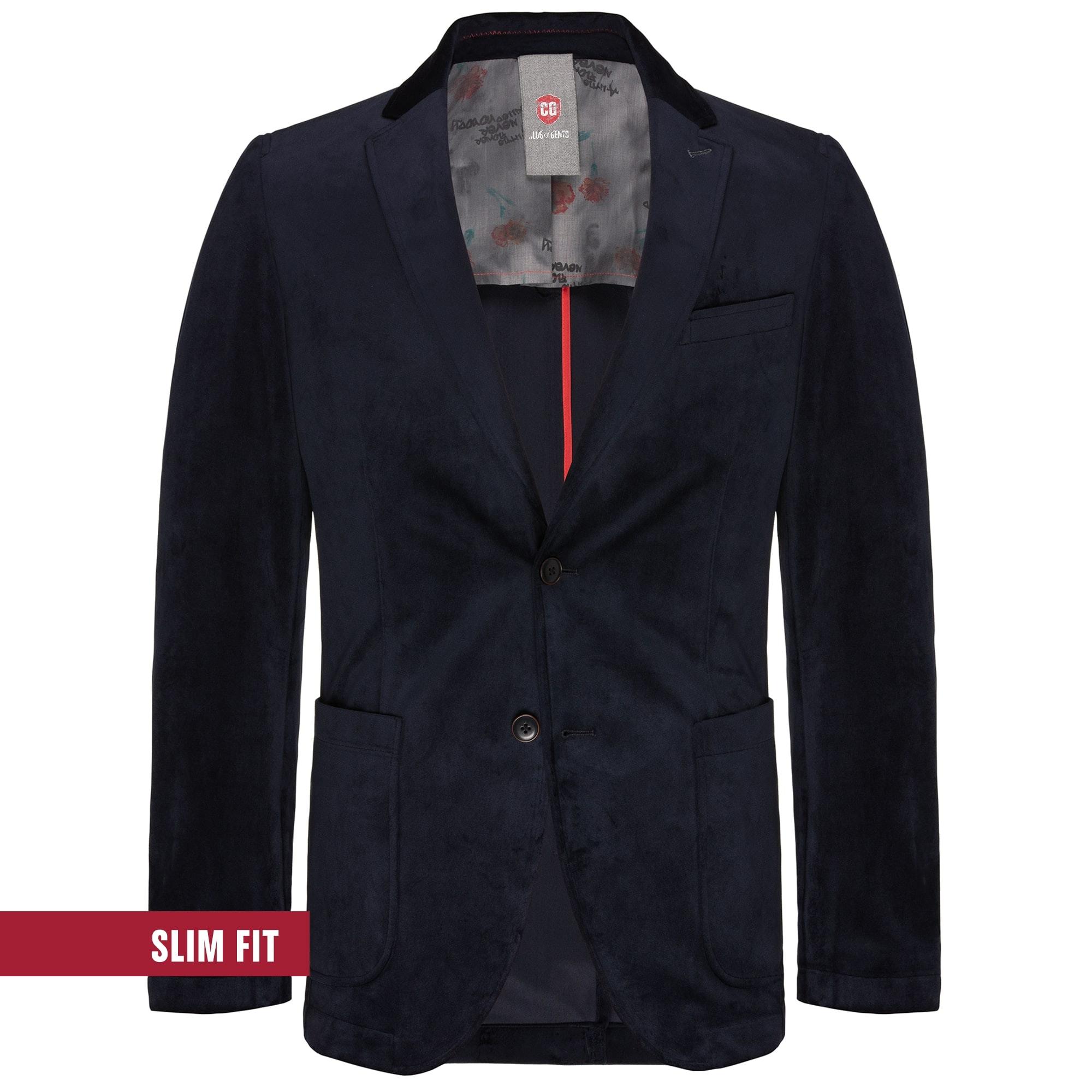 Sakko/Jacket CG Carter RS 48 slim fit - Blau Dunkel
