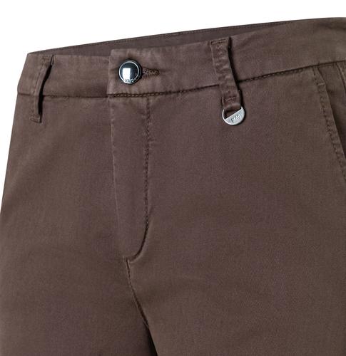 MAC JEANS - CHINO, Premium winter cotton 36/OL Slim Fit - Braun