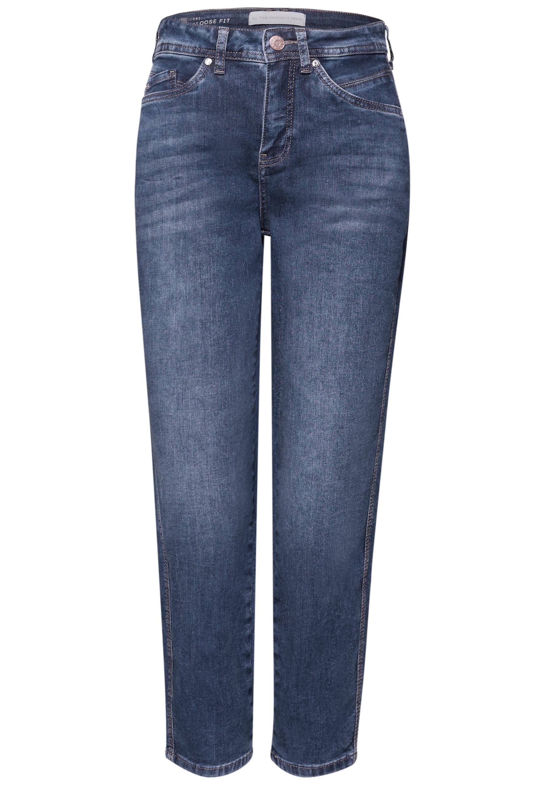 Barrel Leg Jeans 25/28 - Medium Blue Washed