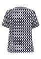 T-Shirt NOS mit Alloverprint 40 - Ink/ecru
