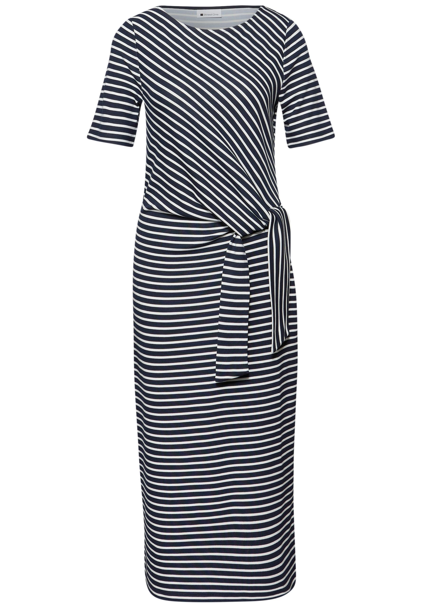 Midi-Kleid mit Knotendetail 34 - Shadowed Navy