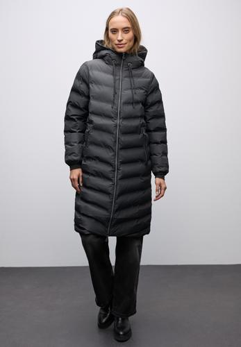 Mantel mit geklebten Nähten 36 - Obsidian Blue