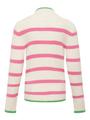 KOGIBI LS STRIPE HIGHNECK CP KNT 146/152 Normal geschnitten - Whitecap Gray