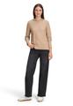 Strickpullover 40 Gerade - Camel Melange