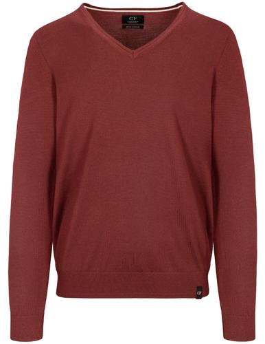 (S)NOS V-Pullover Uni XXL - Brick