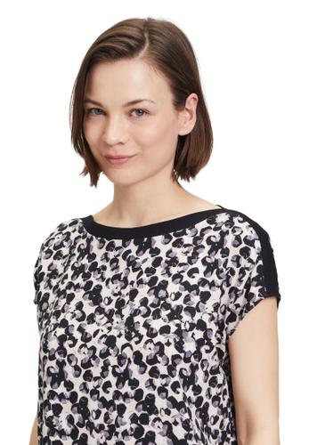 Blusenshirt 36 Figurumspielend - Black-nature