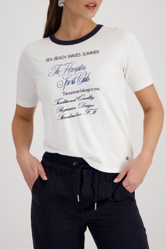 T-Shirt mit Strassschrift