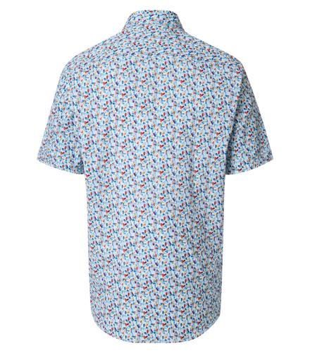 Freizeithemd Kurzarm 3XL Comfort Fit - Blau