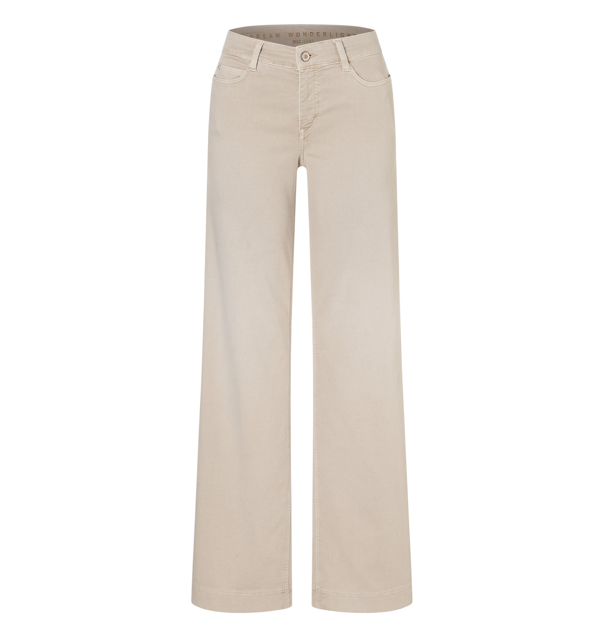 MAC JEANS - DREAM WIDE, DREAM Wonder light Denim 36/32 Wide Fit - Beige