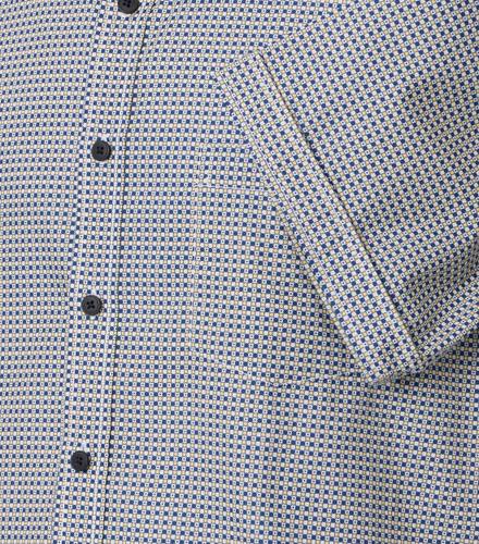 Freizeithemd Kurzarm L Casual Fit - Gelb
