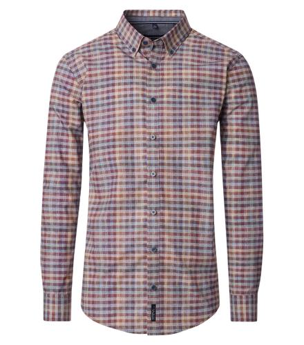 Freizeithemd M Casual Fit - Rot