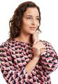 Casual-Bluse 40 Lässig - Pink/dark Blue