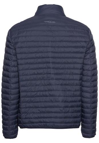 Quilted jacket made from recycled polyamide