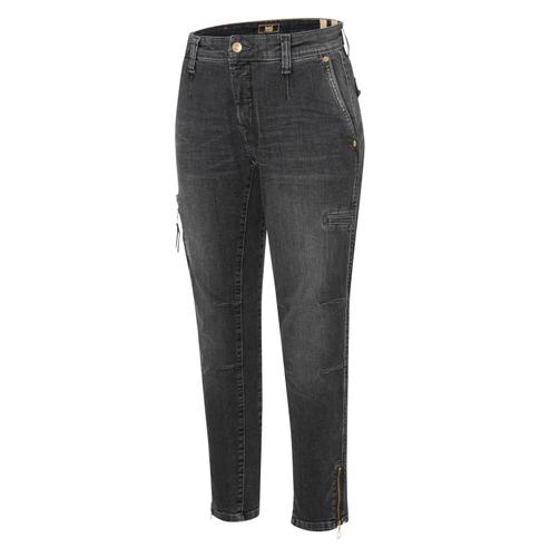 MAC JEANS - RICH cargo denim, Authentic cross denim 44/28 - Schwarz