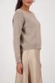 Weicher Strickpullover mit Lurex 36 - Truffle