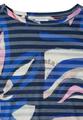 Kurzarm Shirt mit Ausbrennerstreifen XL - Universal Blue