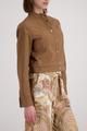 Trench Jacke mit Druckknopfverschluss