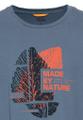 T-Shirt mit Print aus nachhaltigem Organic Cotton Blau M