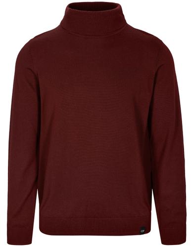 (S)NOS Rollkragen-Pullover Uni 3XL - Rhubarb