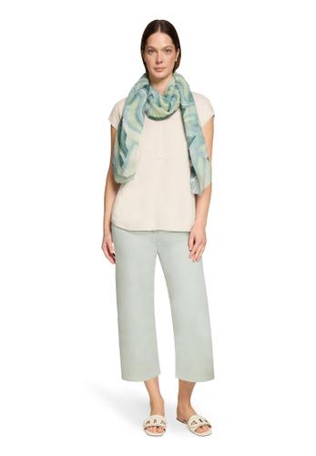 Sommerschal OS Weich fallend - Mint/Green