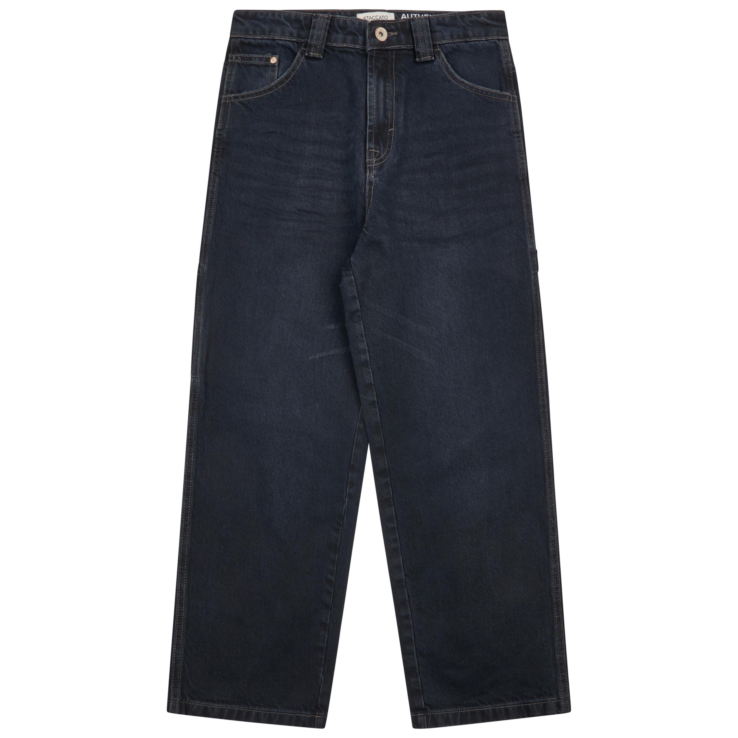 Kn.-Worker-Jeans 158 - Dark Blue Denim