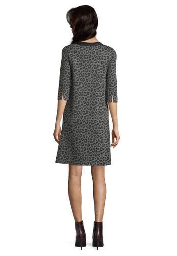 Jerseykleid 42 Gerade - Grey/black