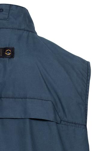 Multipocket Weste mit Stehkragen 54 Regular Fit - Night Blue