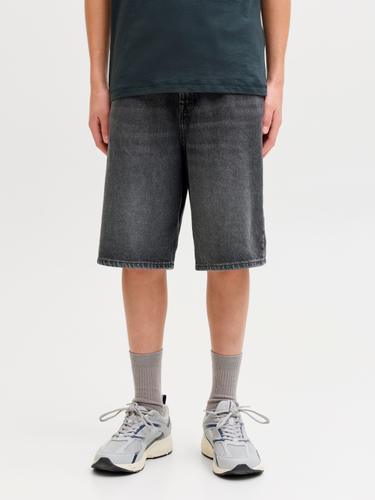 JJIALEX JJORIGINAL SHORTS SQ 175 SN JNR 140 Baggy Fit - Black Denim