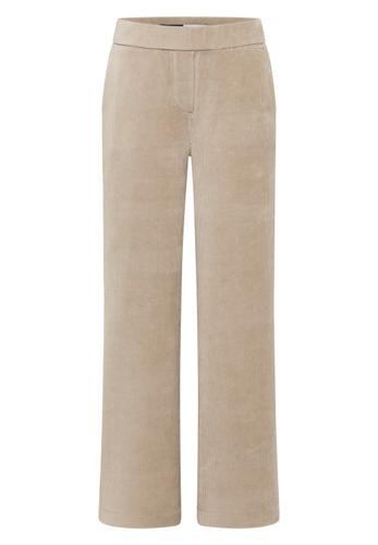 Wide Leg Cordhose XL/30 - Silvery Beige