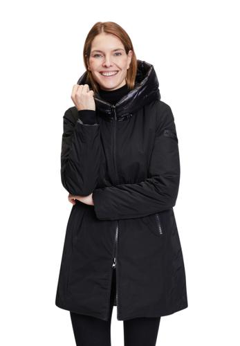 Wendejacke 46 Figurumspielend - Schwarz