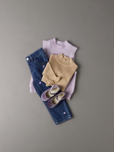 NMFRETULLE KNIT SLIPOVER 104 - Lavender Mist