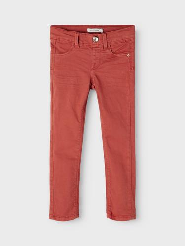 NMFPOLLY TWIATEXY LEGGING DN 92 Skinny Fit - Etruscan Red