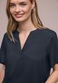 Kurzarm Bluse mit Turn-Up